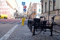 Stojaki rowerowe na ul. Słowiańskiej (photo)