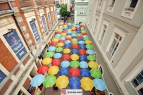Parasolki nad ulicą Bracką (photo)
