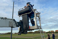 Lampy solarne oświetlają łącznik na Antonińskiej w Lesznie
