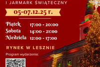 Plakaty z programem na poszczególne dni Mikołajek 2025