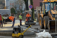W centrum Leszna trwają prace na kolejnym odcinku modernizowanej ulicy Królowej Jadwigi. 
