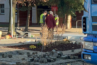 Trwa budowa pomnika Żołnierzy 55. Poznańskiego Pułku Piechoty w Lesznie