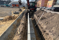 Budowa boiska wielofunkcyjnego przy SP6 w Lesznie