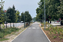 Pierwsza ścieżka pieszo-rowerowa w Gronowie oddana do użytku