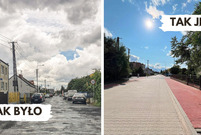 Ulica Zachodnia i Skrzydlata po modernizacji