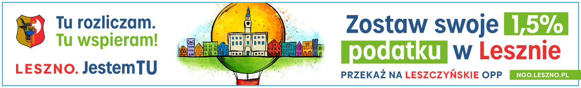 ikona, Zostaw swoje 1,5% w Lesznie  