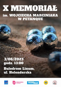 X Memoriał im. Wojciecha Marciniaka w petanque.