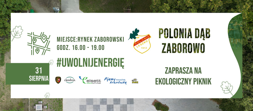 Polonia Dąb Zaborowo zaprasza na Piknik Ekologiczny