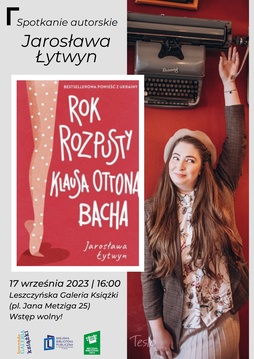 Spotkanie autorskie z Jarosławą Łytwyn