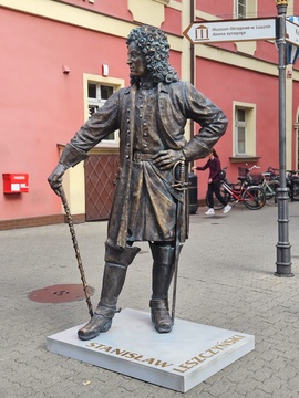 Uroczyste odsłonięcie pomnika króla Stanisława Leszczyńskiego