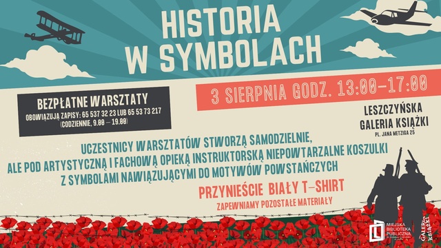 Historia w symbolach - malowanie koszulek!