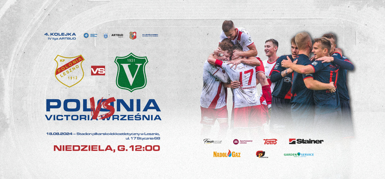 Artbud Group IV liga: Klub Piłkarski Polonia 1912 Leszno - Victoria Września