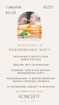 KONCEPT domowy - wszystko o rozszezraniu diety