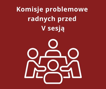 Komisje problemowe radnych przed sesją