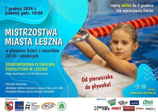 Mistrzostwa Miasta Leszna w pływaniu