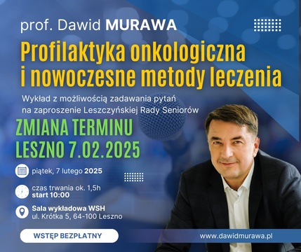 Spotkanie z prof. Dawidem Murawą