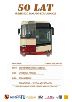 Jubileusz 50-lecia Miejskiego Zakładu Komunikacji