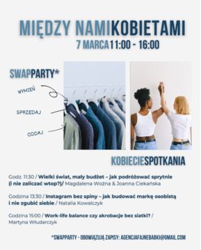 Między nami, dziewczynami - Wymiana ciuchów, doświadczeń i dobrej energii