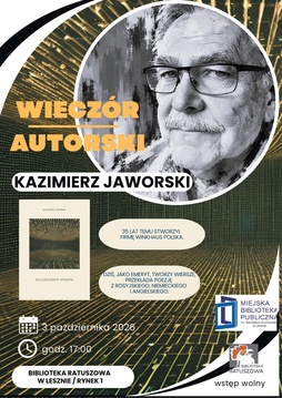 „Kalejdoskop rymów” - wieczór autorski Kazimierza Jaworskiego