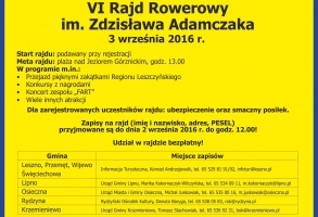 VI Rajd Rowerowy im. Zdzisława Adamczaka