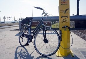 Stacja naprawy rowerów gotowa (zdjęcia)