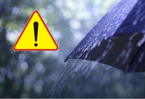 Ostrzeżenie meteorologiczne - intensywne opady deszczu, możliwe burze