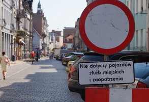 Ulica Słowiańska w przebudowie