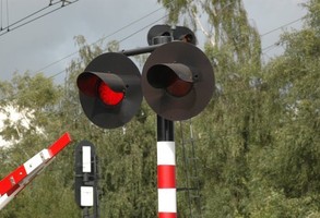 Zamknięty przejazd kolejowy na ul. Sadowej