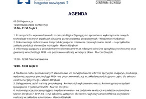Konferencja: Dogital Signage - narzędzie wspierające przemysł 4.0 - studia przypadków 