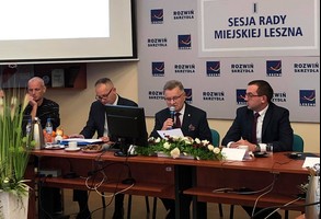 Pierwsza sesja Rady Miejskiej Leszna