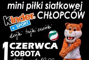 Turniej Finałowy Mini Piłki Siatkowej Chłopców Kinder+ Sport