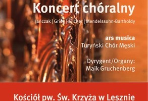 Koncert chóralny chóru męskiego Ars Musica z m.partnerskiego Suhl 