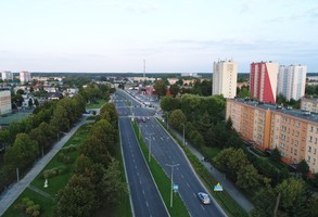 Ostatnie prace na skrzyżowaniu Al. Jana Pawła II – Grunwaldzka 
