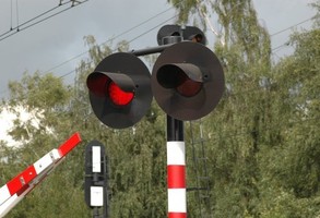 Zamknięty przejazd kolejowy na ul. 1 Maja  