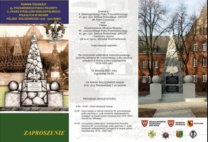 Inauguracja pomnika żołnierzy 55. poznańskiego pułku piechoty 