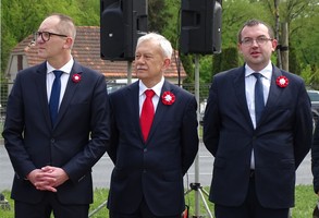 Obchody rocznicy uchwalenia Konstytucji 3 Maja w Lesznie (zdjęcia)
