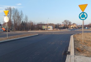 Rondo na skrzyżowaniu ul. Szybowników i Wolińskiej