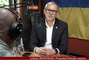 Prezydent Miasta Leszna Łukasz Borowiak