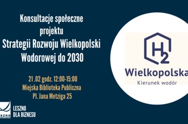Konsultacje projektu Strategii Rozwoju Wielkopolski Wodorowej do 2030