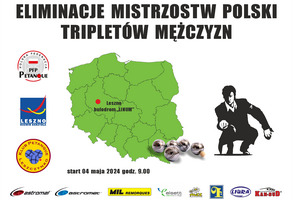 Eliminacje Mistrzostw Polski Tripletów Mężczyzn w petanque.