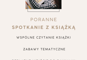 KONCEPT domowy - poranne spotkanie z książką