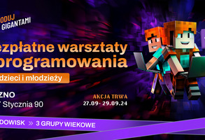 Bezpłatne warsztaty z programowania dla dzieci i młodzieży 