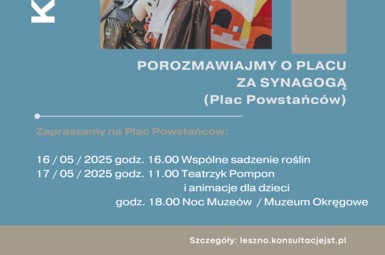 Plac Powstańców: sadzenie roślin, teatrzyk dla dzieci i Noc Muzeów