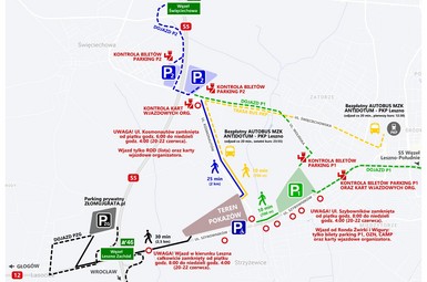 Organizacja ruchu podczas Antidotum Airshow