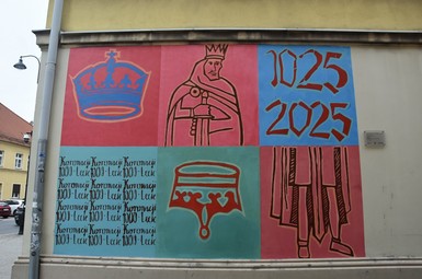 Mural na cześć Króla! 