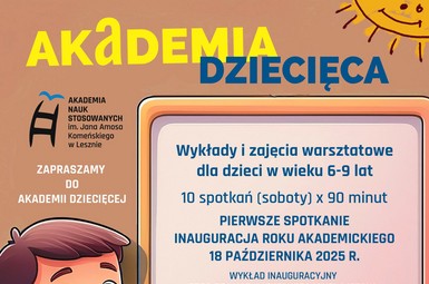 Akademia Dziecięca – najmłodsi studenci w murach ANS w Lesznie