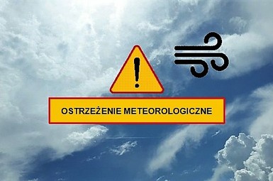 Przewidywany silny wiatr