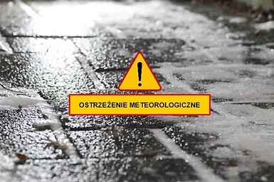 Prognozowane zamarzanie mokrej nawierzchni dróg i chodników